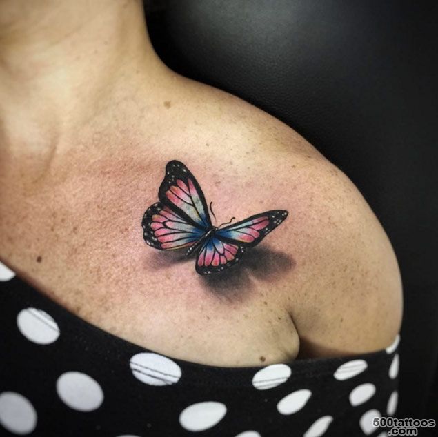 35 Breathtaking Butterfly Tattoo Designs for Women   TattooBlend_46