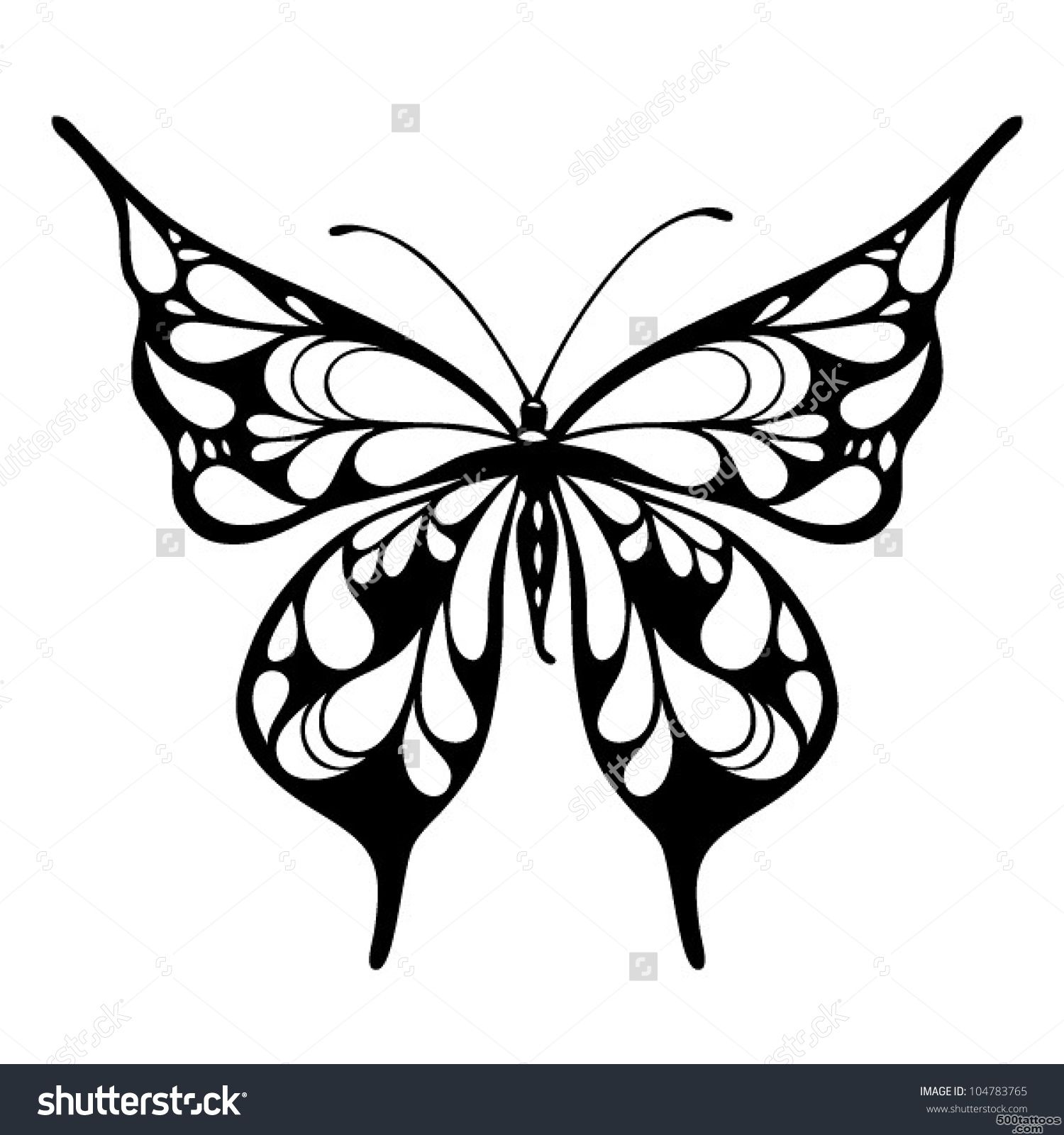 Butterfly Tattoo Stock Photos, Images, amp Pictures  Shutterstock_29
