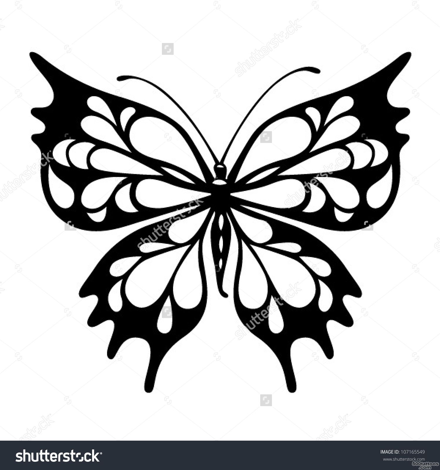 Butterfly Tattoo Stock Photos, Images, amp Pictures  Shutterstock_42