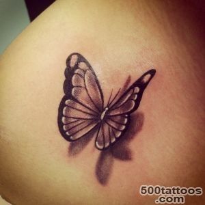 50 Amazing 3D Butterfly Tattoos_36