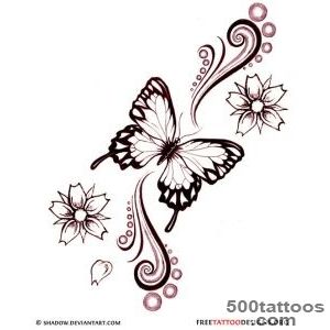 60 Butterfly Tattoos  Feminine And Tribal Butterfly Tattoo Designs_10