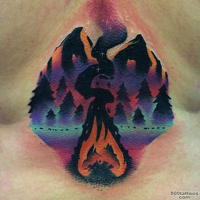 Camp Fire Tattoo  Best Tattoo Ideas Gallery_18