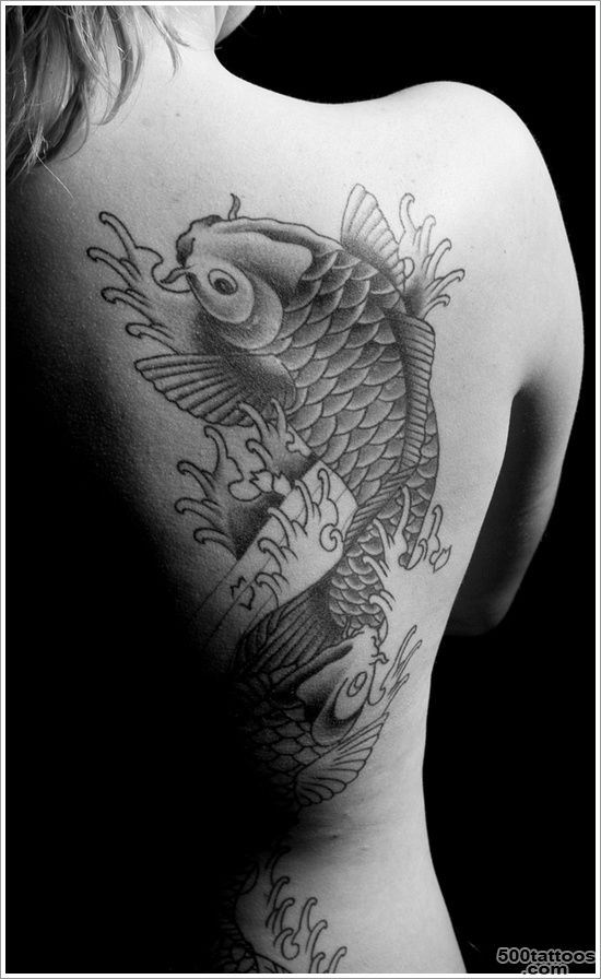 40 Beautiful Koi Fish Tattoo Designs_12