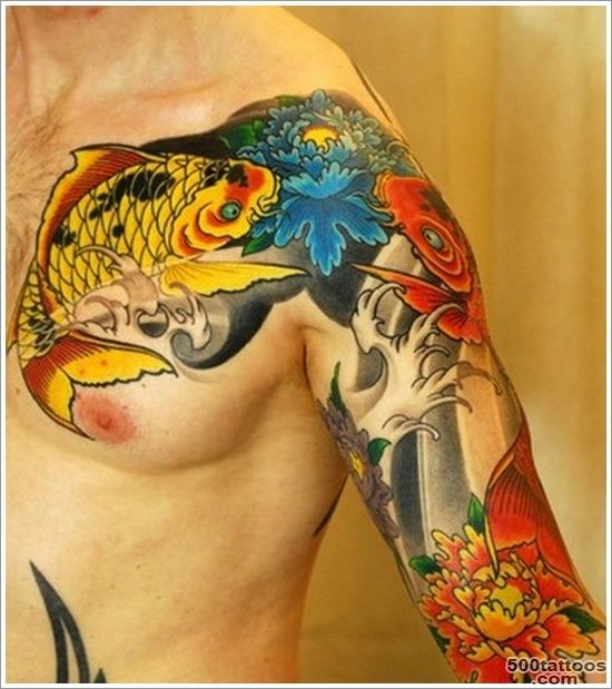 40 Beautiful Koi Fish Tattoo Designs_21