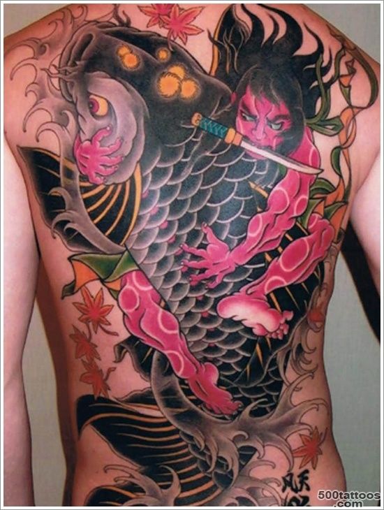 40 Beautiful Koi Fish Tattoo Designs_25
