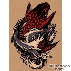 30 Koi Fish Tattoo Designs with Meanings_45