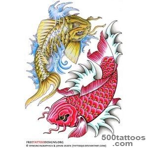 40 Koi Fish Tattoos  Japanese And Chinese Designs_37