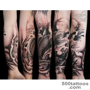 Koi carp tattoo by Miguel Angel tattoo, via Flickr  Koi Tattoos _27