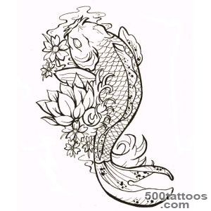 Pin Koi Fish Outline Tattoo Best Eye Catching Tattoos on Pinterest_14