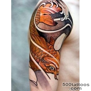 Carp tattoo design, idea, image