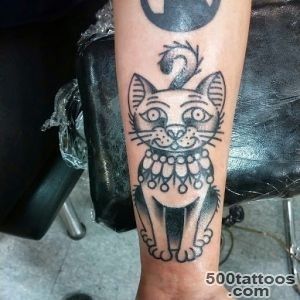 50 Cute And Lovely Cat Tattoos  Tattoos Me_39