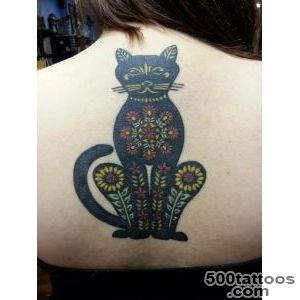 50 Cute And Lovely Cat Tattoos  Tattoos Me_49