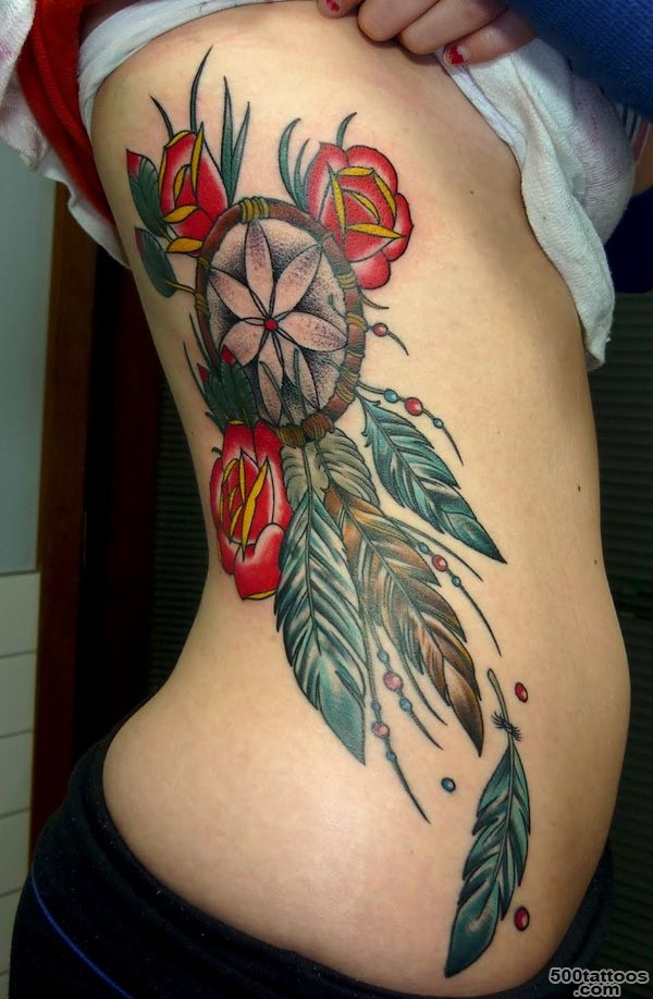 50 Dreamcatcher Tattoo Designs for Women  Art and Design_47