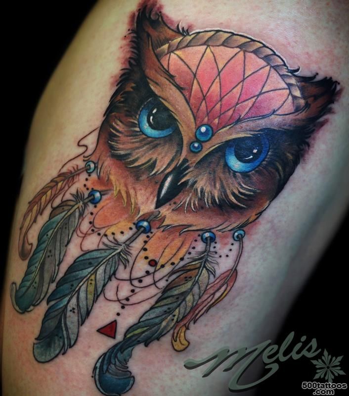 Venetian Tattoo Gathering  Tattoos  Spiritual  owl dream catcher_42