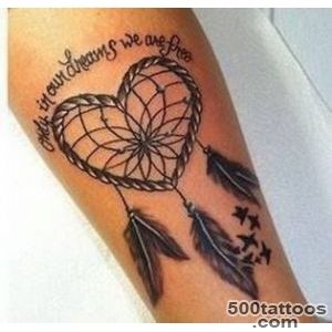 60 Dreamcatcher Tattoo Designs   IdeaStand_19