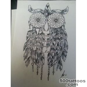 Owl dream catcher tattoo!  N E A T O  Pinterest  Owl Dream _33