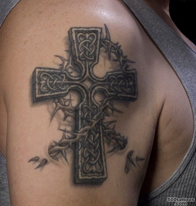 40+ Celtic Cross Tattoos Collection_48