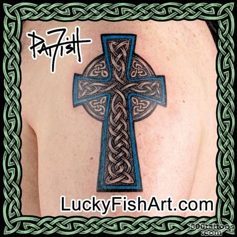 Celtic Cross Tattoos – LuckyFish Art_20