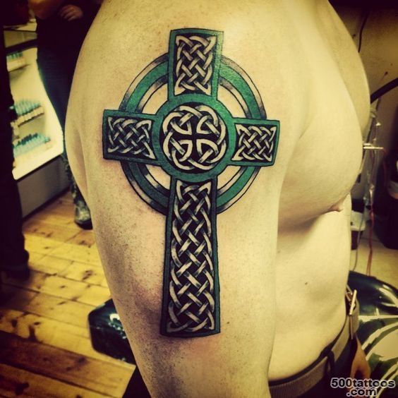 Love this Celtic cross tattoo! I#39d want it on my side, though ..._34