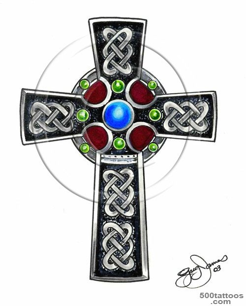 Wonderful Celtic Cross Tattoo Designs  Fresh 2016 Tattoos Ideas_36