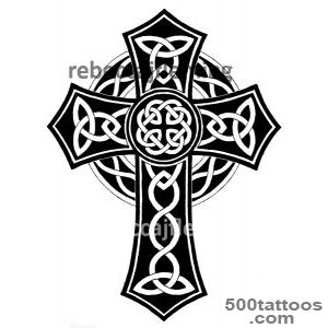 46+ Celtic Cross Tattoos Designs_8