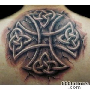 Awesome Celtic Cross Tattoo On Back  Fresh 2016 Tattoos Ideas_28