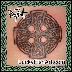 Celtic Cross Tattoos – LuckyFish Art_32