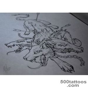 Cerberus Tattoo Sketch by MaryMaryLP on DeviantArt_2