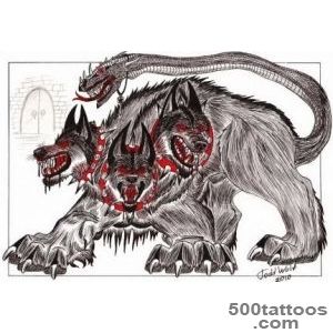 Pin Com Cerberus Monster Tattoos Tagged 5413549 on Pinterest_8