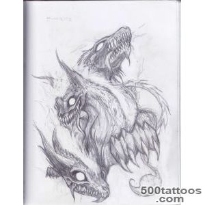 Top Hades Three Headed Dog Cerberus Tattoos Images for Pinterest _41