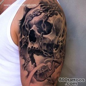 Sick-Skull-Tattoo-#detail-#clean-#chains-#dark-#arm-#ink--?~INK-_49jpg
