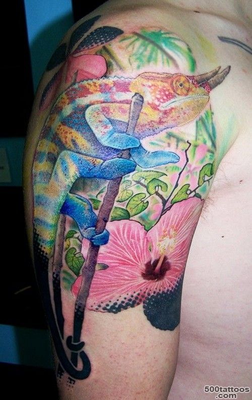 Chameleon tattoos   Tattooimages.biz_38