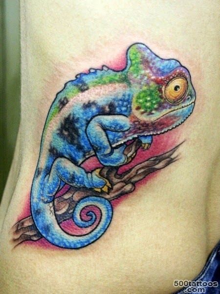 Chameleon tattoo  Tattoo Designs_37