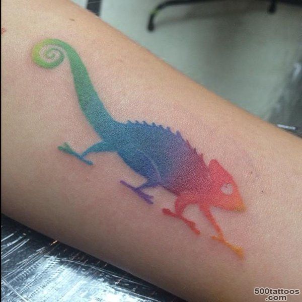 Perfect Tattoo on Twitter Cute chameleon #tattoo by Sierra ..._46