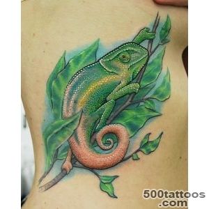Meaning and photo tattoo hameleon_1