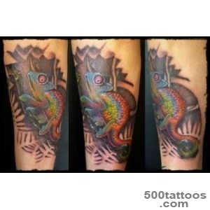 Meaning and photo tattoo hameleon_11