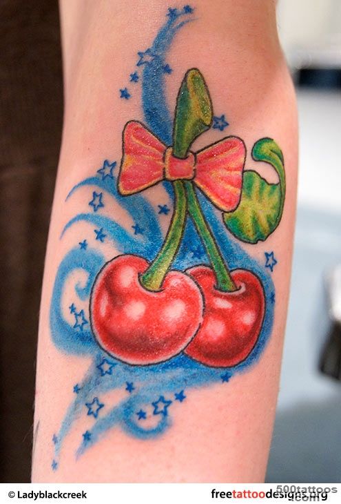 55 Cherry Tattoo Designs + Their Hidden Meaning_7