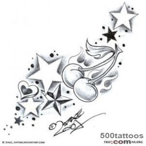 Cherry tattoo design, idea, image