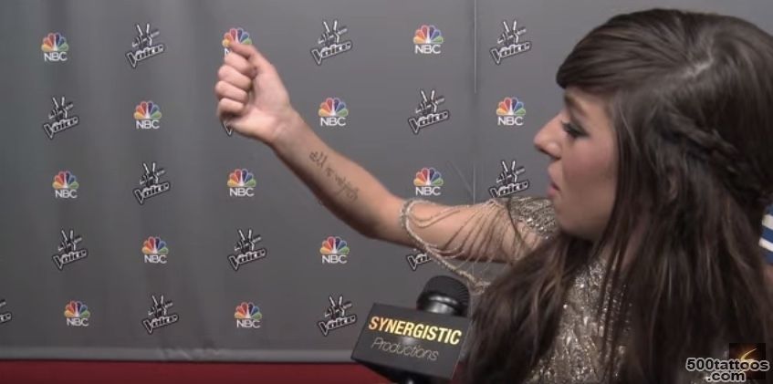 3 Words Tattooed on Christina Grimmie#39s Arm Reveal Who She Really ..._32