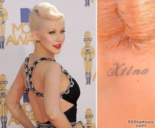 Christina Aguilera Tattoos And Meanings_11