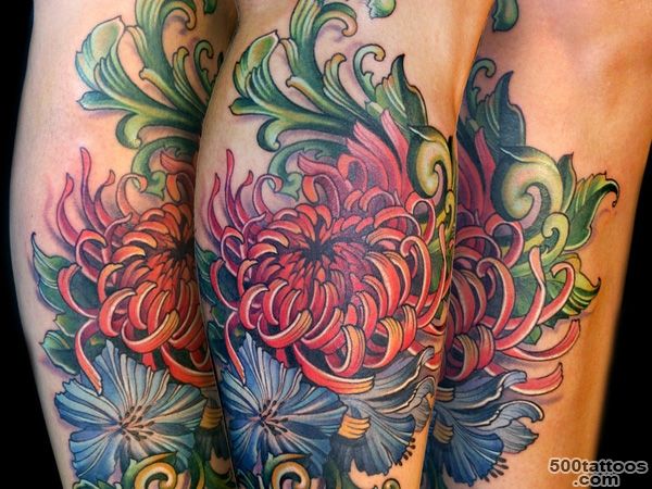 25 Unique Chrysanthemum Tattoo Designs   SloDive_12
