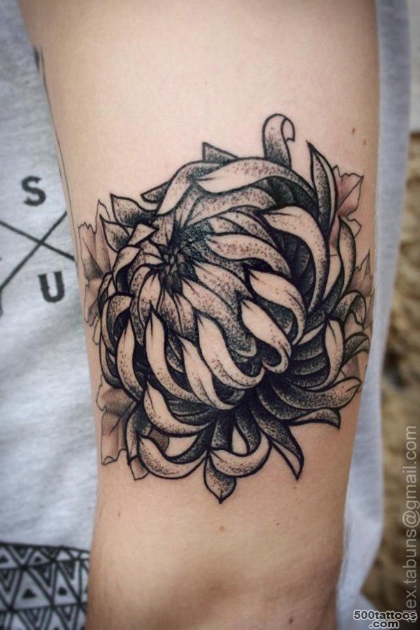 40 Beautiful Chrysanthemum Tattoo Ideas  Art and Design_11