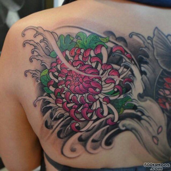 40 Beautiful Chrysanthemum Tattoo Ideas  Art and Design_18