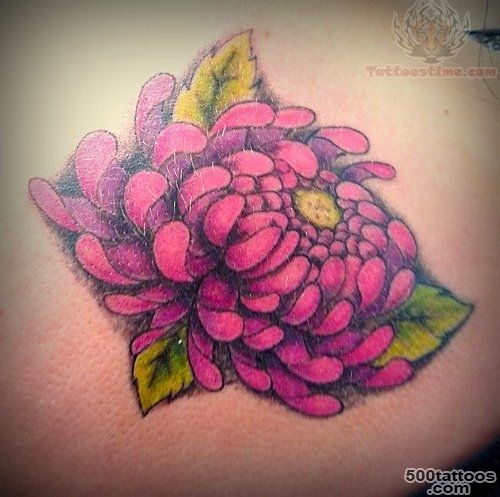 43+ Wonderful Chrysanthemum Tattoos_49