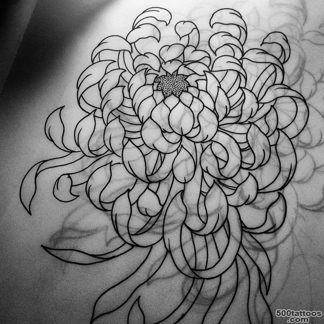 Jim Longhurst Chrysanthemum available to tattoo   can be redrawn..._50