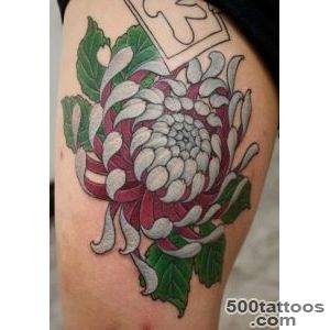 40 Beautiful Chrysanthemum Tattoo Ideas  Art and Design_2