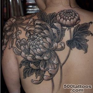 40 Beautiful Chrysanthemum Tattoo Ideas  Art and Design_3