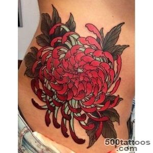 40 Beautiful Chrysanthemum Tattoo Ideas  Art and Design_4