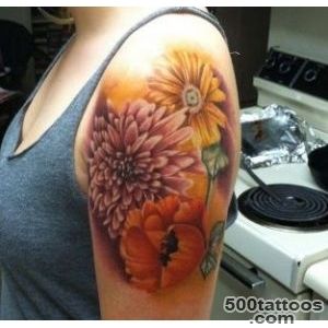 40 Beautiful Chrysanthemum Tattoo Ideas  Art and Design_5