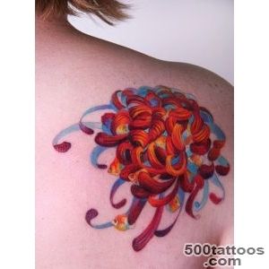 40 Beautiful Chrysanthemum Tattoo Ideas  Art and Design_34